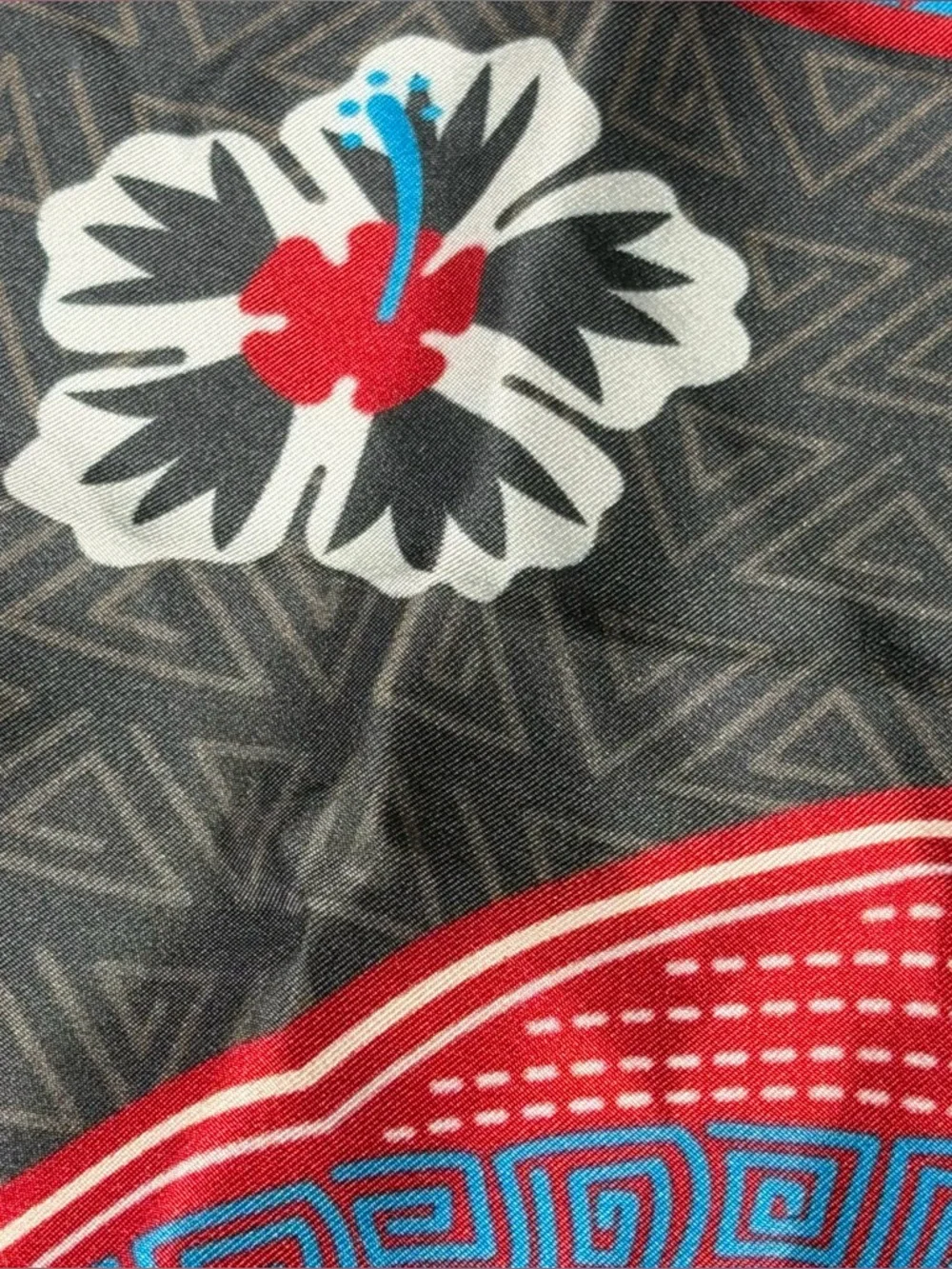 Franklin of Panama Hand Made Silk Scarf